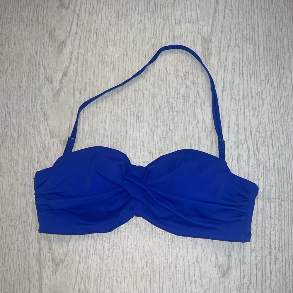VICTORIA’s SECRET royal blue push up swim top 32B with removable strap